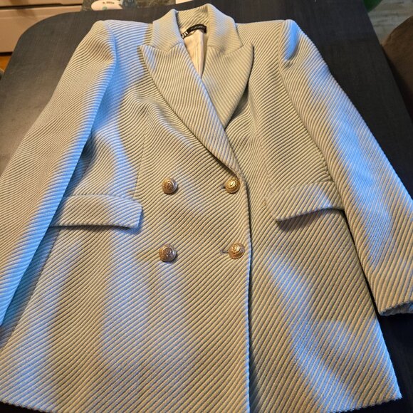 NWOT Green Structured Blazer Large - Picture 2 of 9